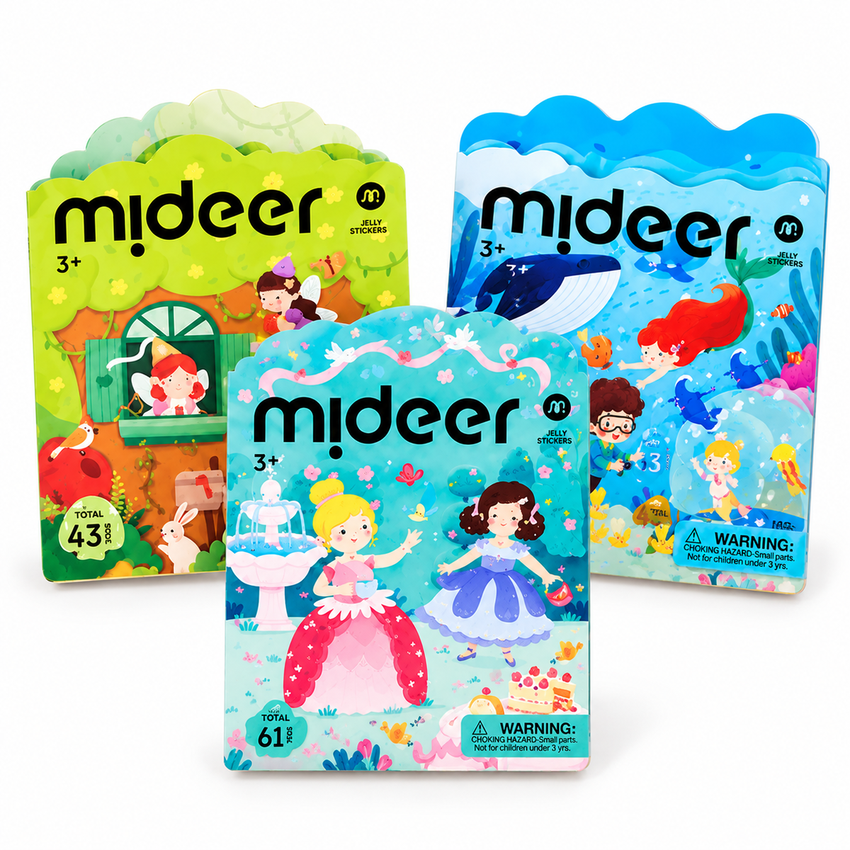 Reusable Jelly Sticker Activity Book– Set of 3