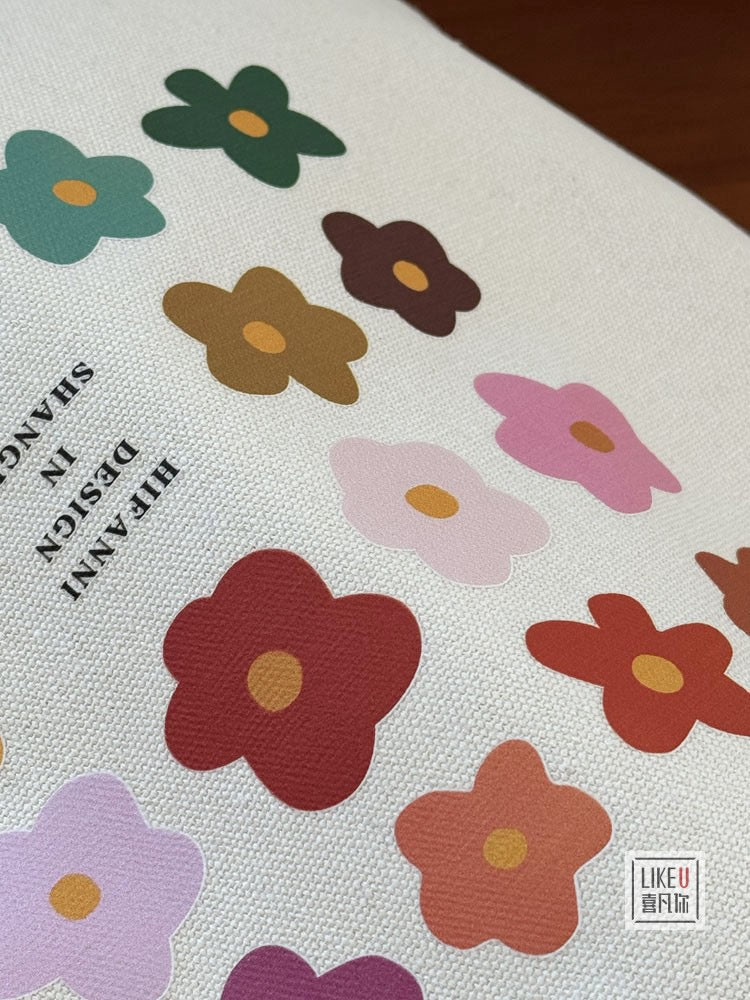 Bloom Meadow Canvas Tote Bag