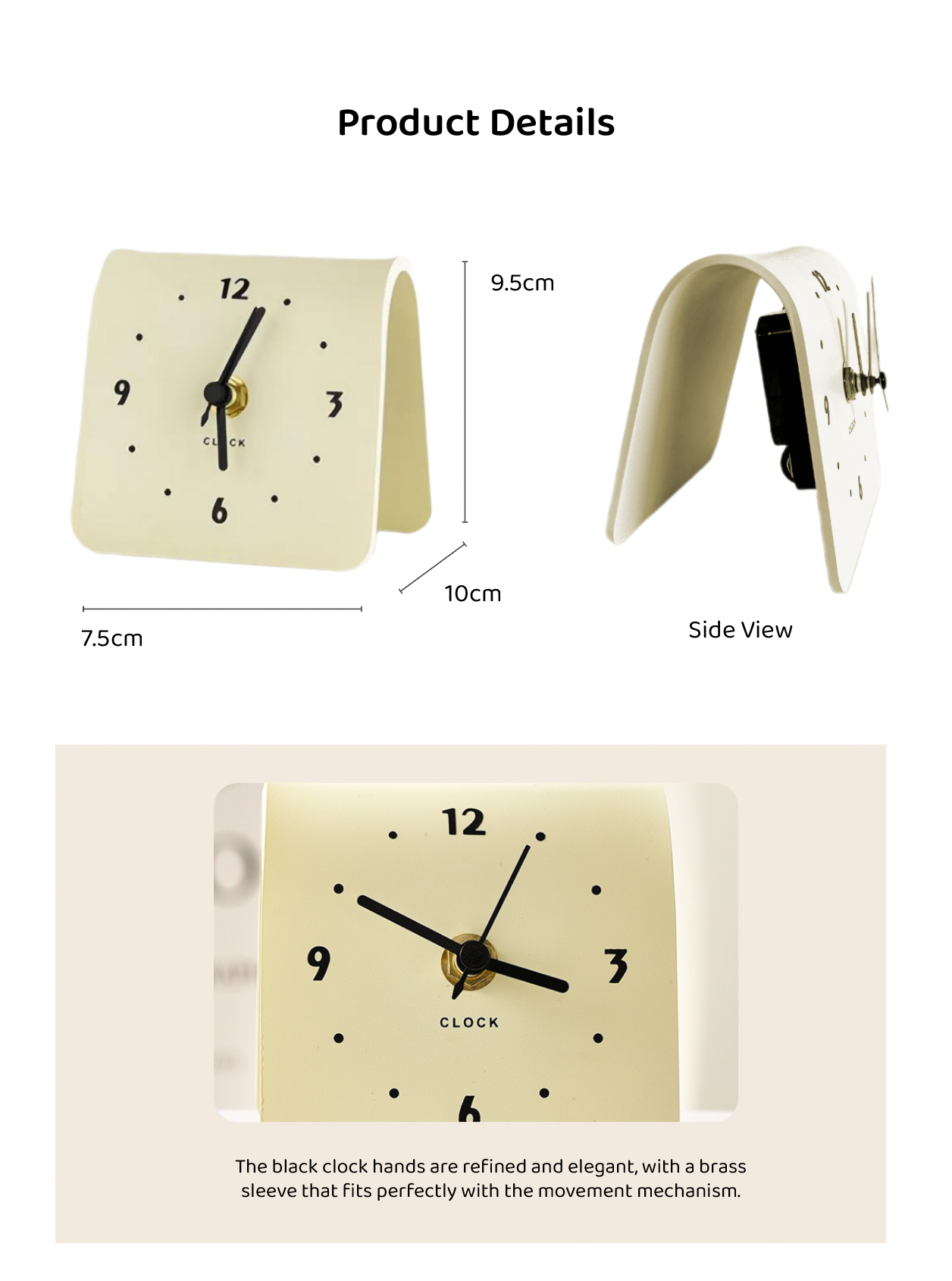 Modern Analogue Desk Clock