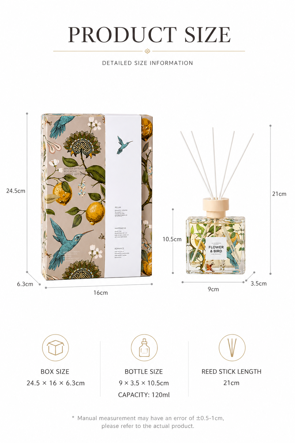 Botanical Reed Diffuser – 120ml