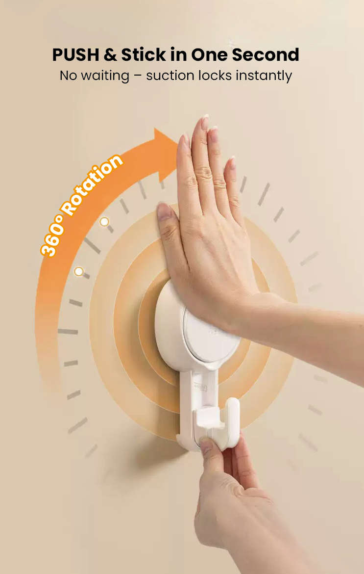 Heavy-Duty Suction Cup Hooks (4-packs)