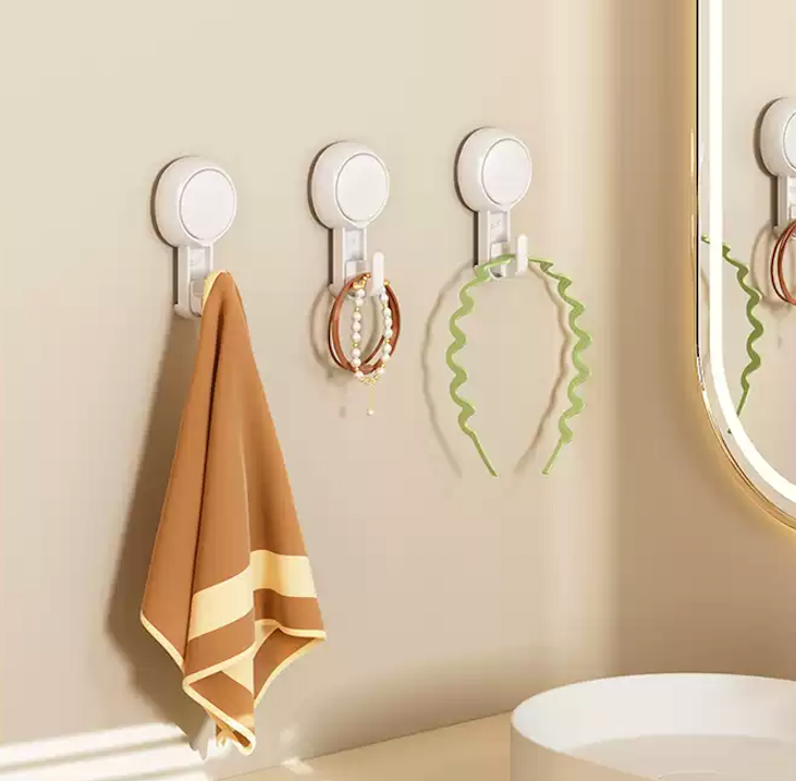 Heavy-Duty Suction Cup Hooks (4-packs)