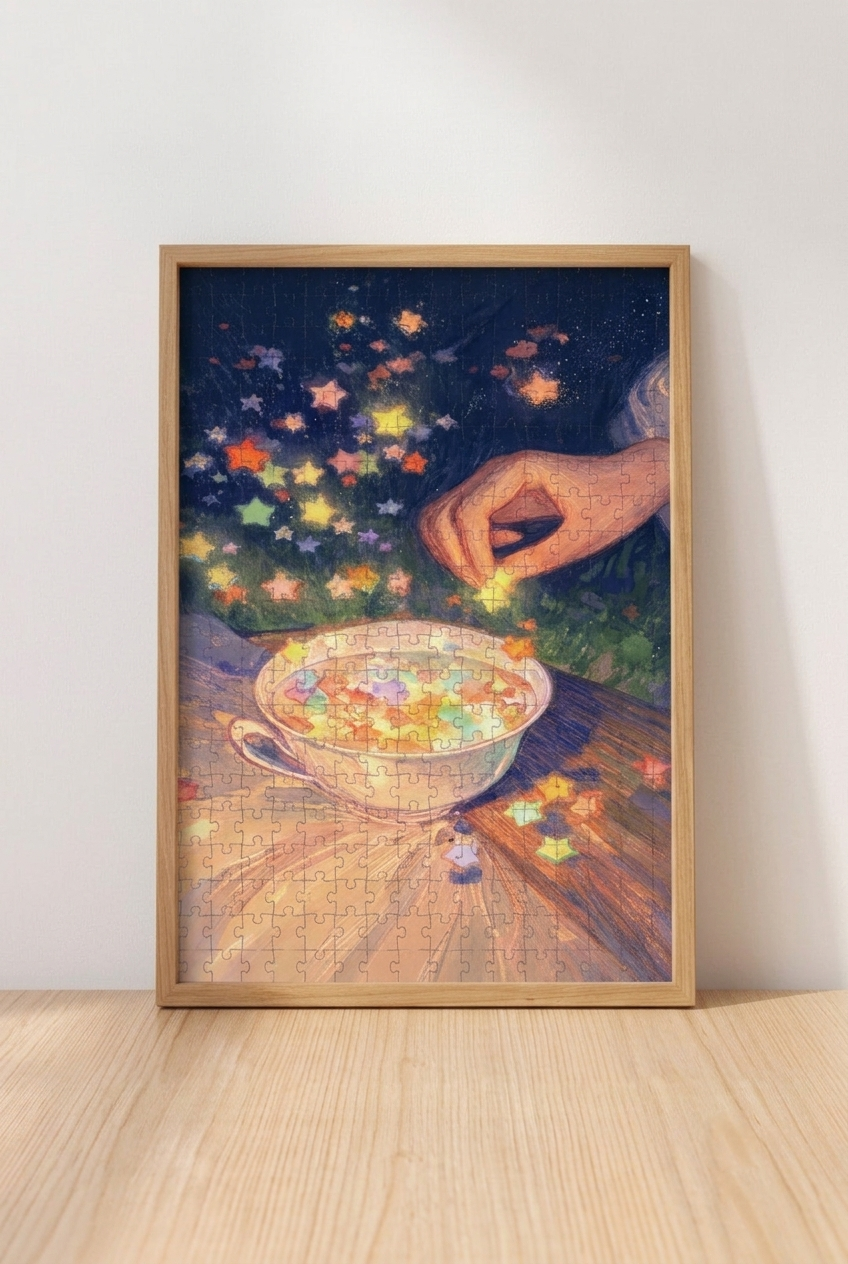 Star Candy Glitter Jigsaw Puzzle (300 Pieces)