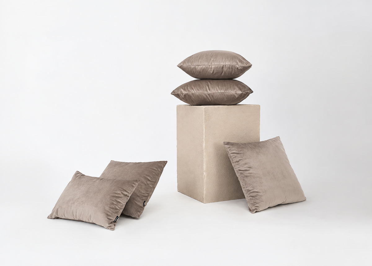 Velvet Cushion Cover – Solid Colour