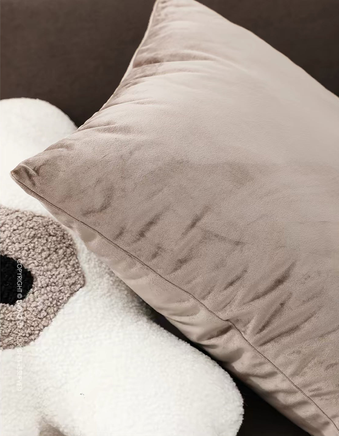 Velvet Cushion Cover – Solid Colour