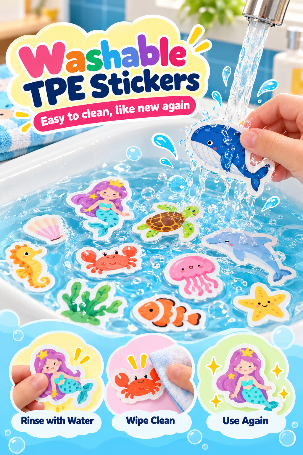 Reusable Jelly Sticker Activity Book– Set of 3