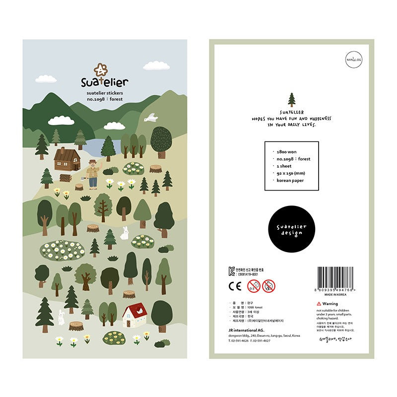 Daily Deco Stickers - Nature &amp; Floral Series