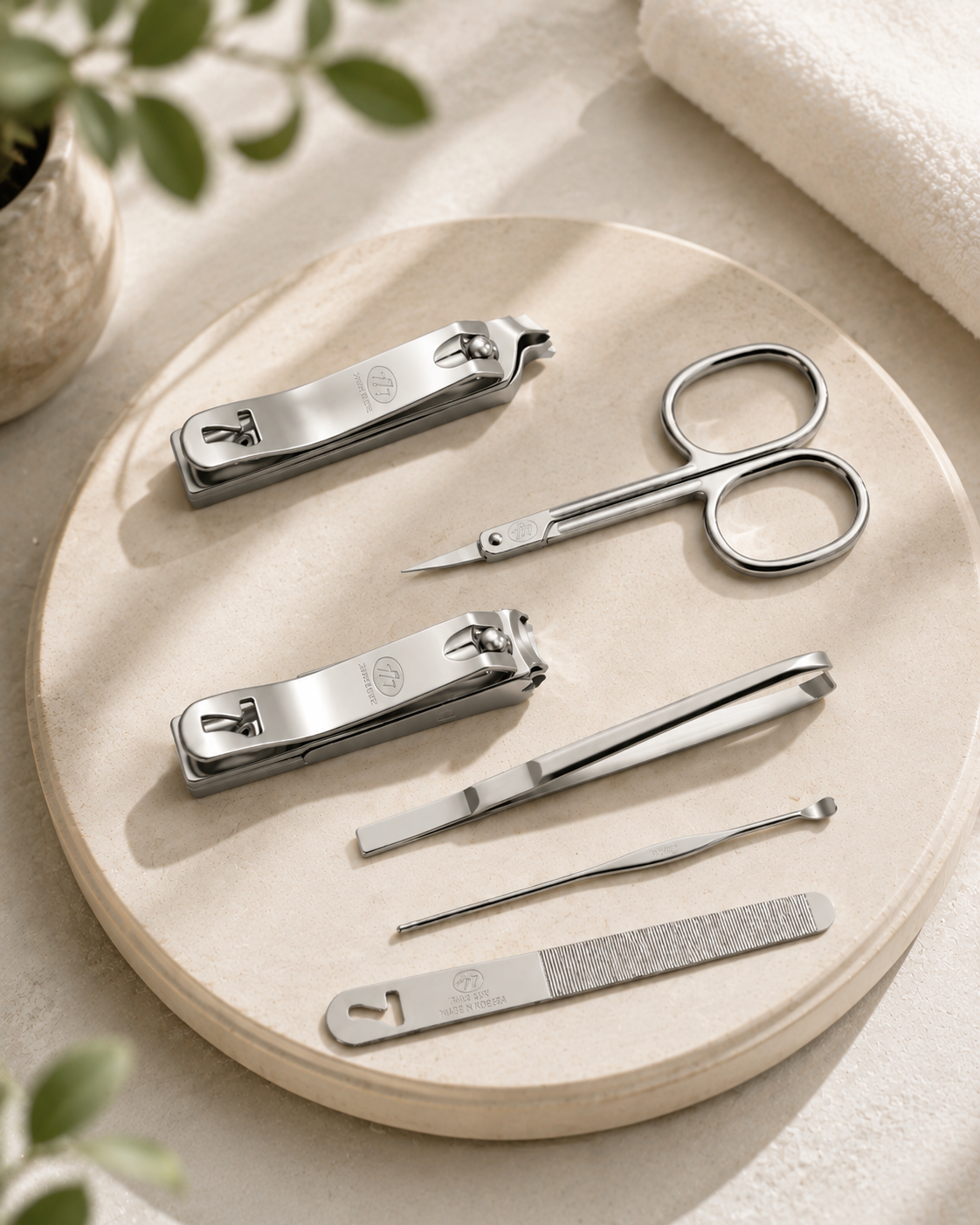 Premium 6-Piece Travel Manicure Set