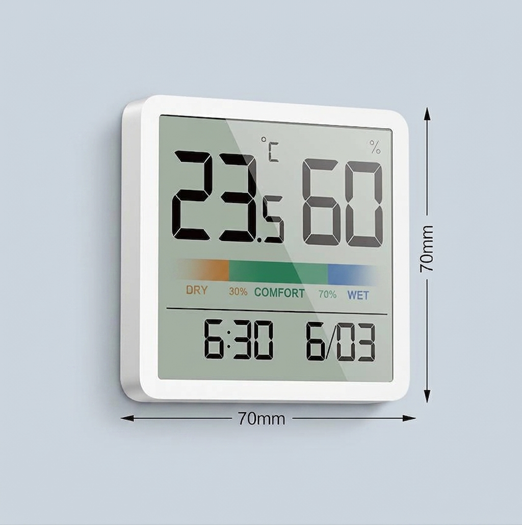 Mini LCD Temperature &amp; Humidity Monitor