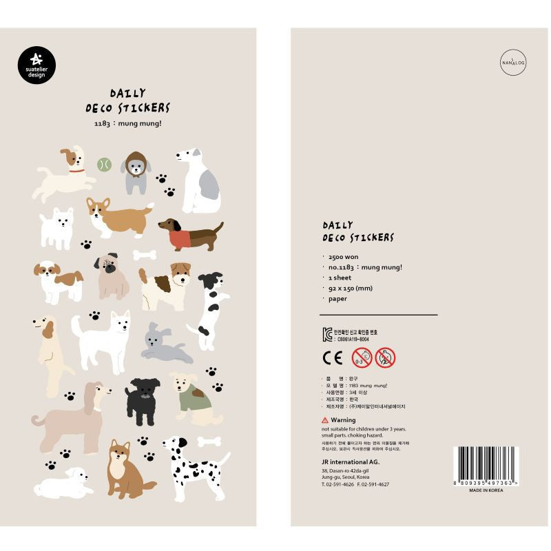 Daily Deco Stickers - Pets Series