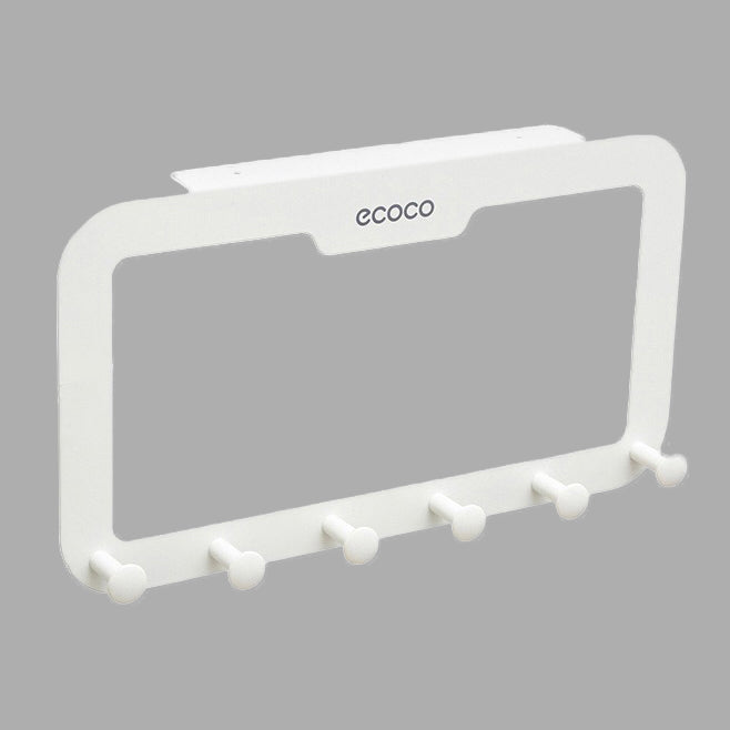 Screw-Free Over Door Hanger with Hooks