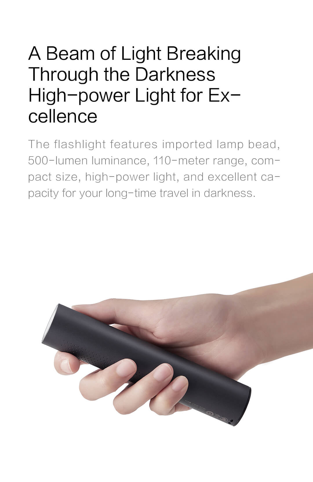 ZMI Portable Ultra-Bright Flashlight (Power Bank) - Youth Version
