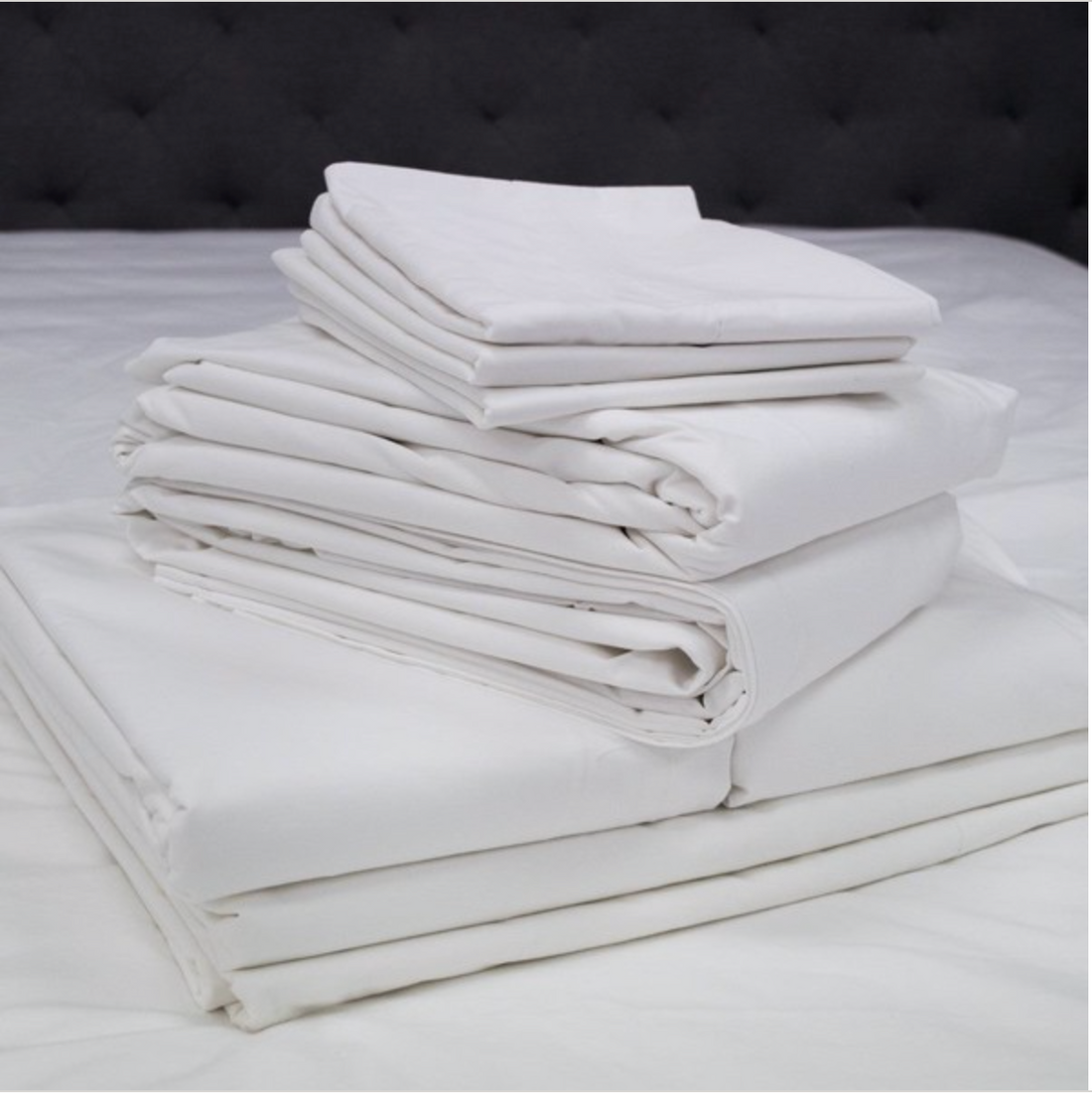 Actil Commercial by Sheridan Supercale White Flat Sheets