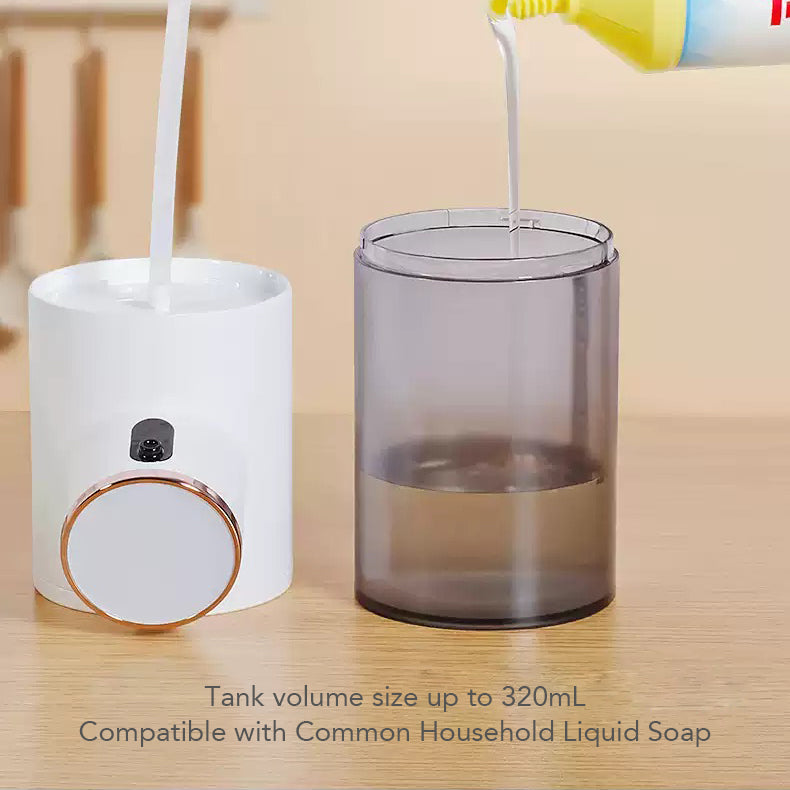 Automatic Liquid Soap Dispenser with Bottle Rack
