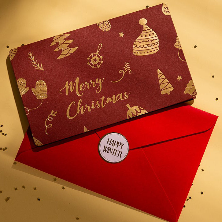 Gold Foiled Christmas Cards