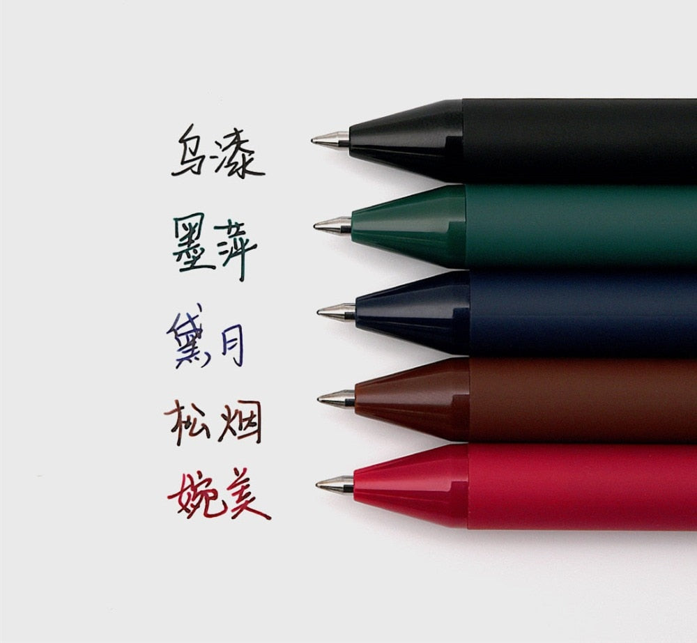 PURE Plastic Gel Ink Pen 0.5mm 5pcs/Box