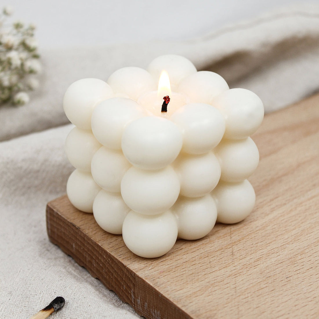 Bubble Cube Candle Scented